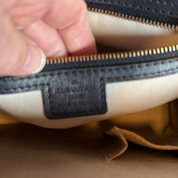 LOUIS VUITTON 💙🩶 Min Lin Jospehine blue denim tote Great 22 yr old Vintage Bag - Picture 15 of 15